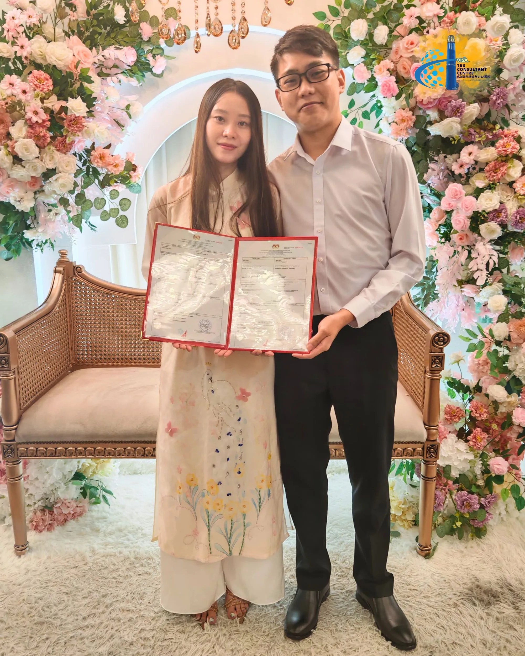 真实客户见证 - TRX Consultant Centre 成功协助跨国情侣完成马来西亚国际婚姻注册与签证申请 Marriage Visa Malaysia 09